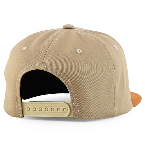 Trendy Apparel Shop Mexico States with Eagle Embroidered Flatbill Snapback Cap