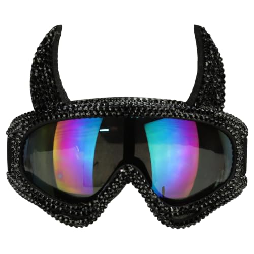 Trendy Apparel Shop Bling Rhinestone Festival Rave Goggles