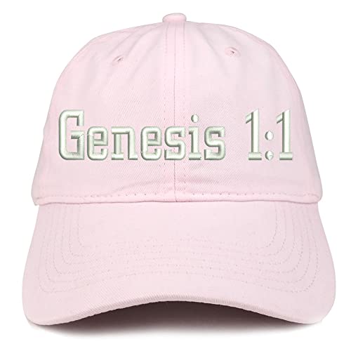 Trendy Apparel Shop Genesis 1:1 Low Profile Soft Cotton Baseball Cap