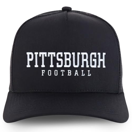 Trendy Apparel Shop Pittsburgh Embroidered 5 Panel Snapback Trucker Cap