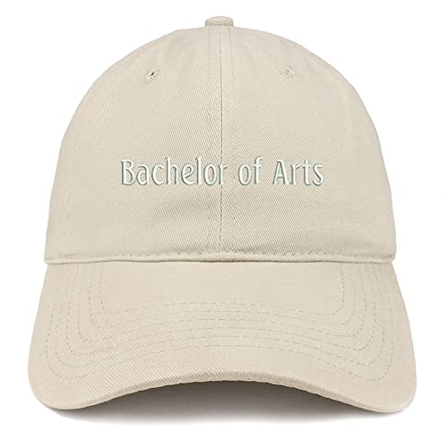 Trendy Apparel Shop Bachelor of Arts Low Profile Soft Cotton Baseball Cap