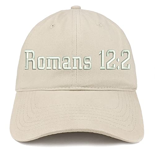 Trendy Apparel Shop Romans 12:2 Low Profile Soft Cotton Baseball Cap