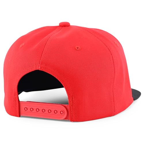 Trendy Apparel Shop Mexico Eagle Embroidered Flatbill Snapback Cap