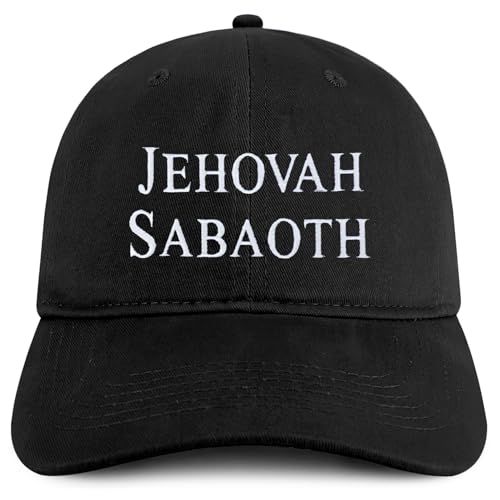 Trendy Apparel Shop Jehovah Sabaoth Embroidered Soft Cotton Baseball Cap