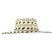 Trendy Apparel Shop Tribal Pattern Wide Brim Paper Gambler Hat