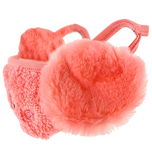 Trendy Apparel Shop Kids Winter Animal Face Breathable Bear Fur Mask & Earmuffs