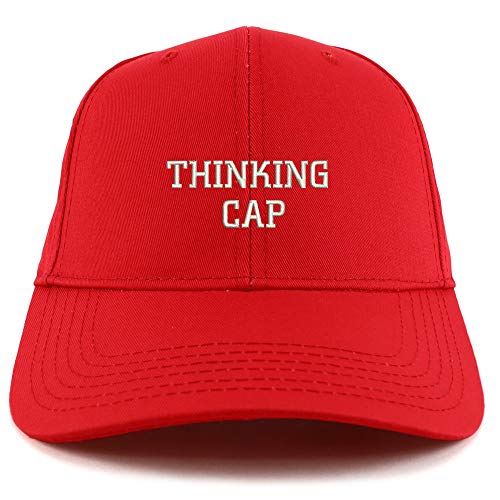 Trendy Apparel Shop Thinking Cap Embroidered Sturctured Baseball Cap