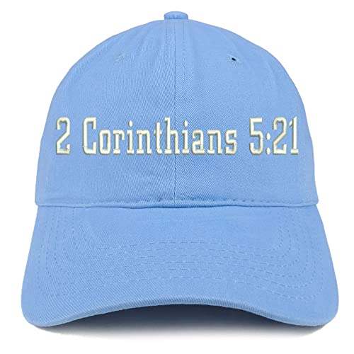 Trendy Apparel Shop 2 Corinthians 5:21 Low Profile Soft Cotton Baseball Cap