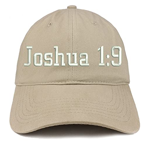 Trendy Apparel Shop Joshua 1:9 Low Profile Soft Cotton Baseball Cap