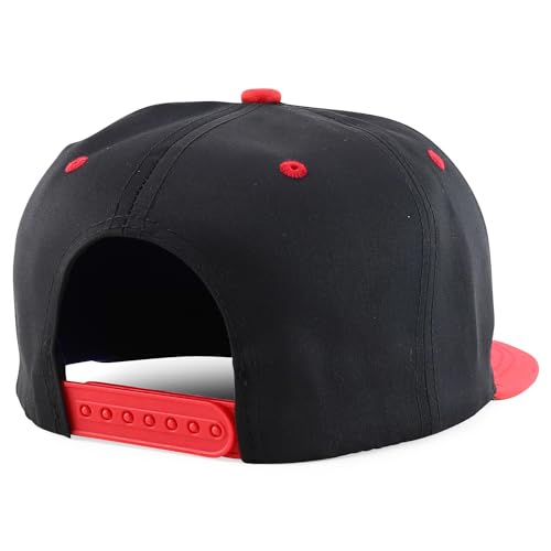 Trendy Apparel Shop 6 Panel Structured Mexico Eagle Flat Bill Snapback Baseball Cap