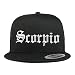 Trendy Apparel Shop Scorpio Old English 5 Panel Flatbill Trucker Cap