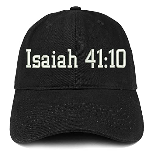 Trendy Apparel Shop Isaiah 41:10 Low Profile Soft Cotton Baseball Cap