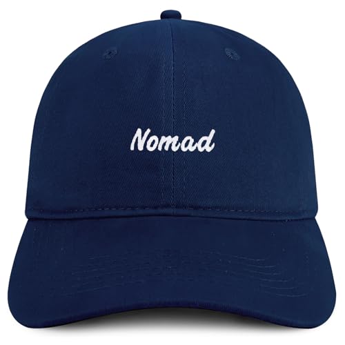 Trendy Apparel Shop Nomad Embroidered Cotton Unstructured Low Profile Dad Hat