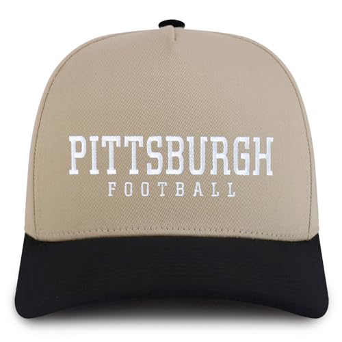 Trendy Apparel Shop Pittsburgh Embroidered 5 Panel Structured Baseball Cap