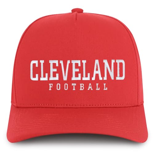 Trendy Apparel Shop Cleverland Embroidered 5 Panel Structured Baseball Cap