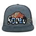 Trendy Apparel Shop Rodeo Design Embroidered Washed Cotton Flat Bill Snapback Cap