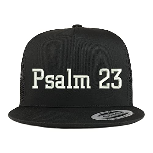 Trendy Apparel Shop Psalm 23 5 Panel Flatbill Trucker Cap