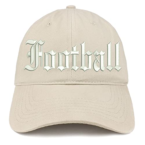 Trendy Apparel Shop Old English Football Low Profile Soft Cotton Baseball Cap