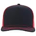 Trendy Apparel Shop 5 Panel Structured Trucker Cap with Mexico Flag Design Undervisor