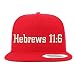 Trendy Apparel Shop Hebrew 11:6 Embroidered Flatbill Snapback