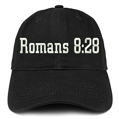 Trendy Apparel Shop Romans 8:28 Low Profile Soft Cotton Baseball Cap