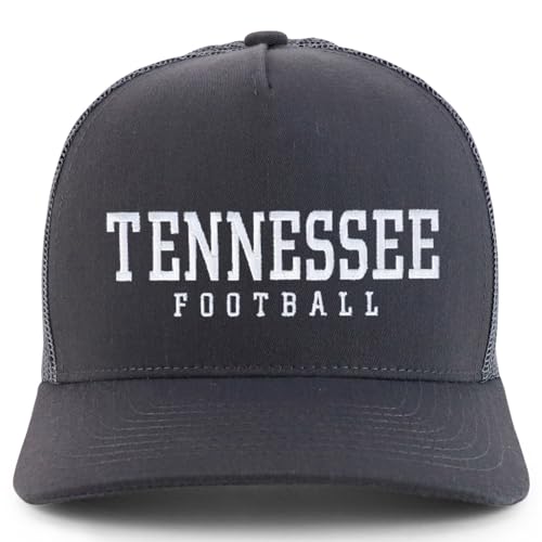 Trendy Apparel Shop Tennessee Embroidered 5 Panel Snapback Trucker Cap