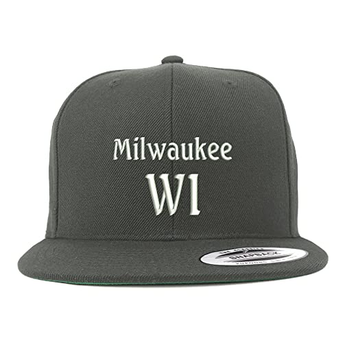 Trendy Apparel Shop Milwaukee WI Embroidered Flatbill Snapback