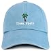 Trendy Apparel Shop Ibiza Spain with Palm Tree Embroidered Pigment Dyed Cotton Baseball Cap