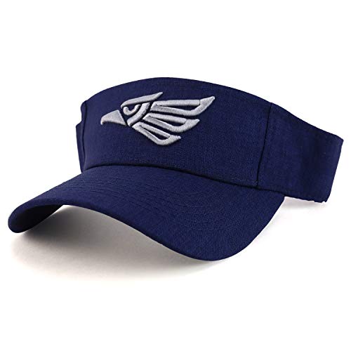 Trendy Apparel Shop Hecho En Mexico Eagle Embroidered Polyester Summer Visor Hat