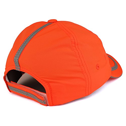 Trendy Apparel Shop Reflective Stripes High Enhanced Visibility Unstructured Safety Cap
