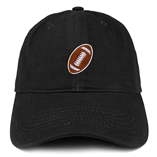 Trendy Apparel Shop Football Patch Low Profile Soft Cotton Football Cap