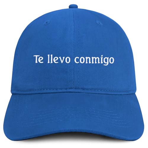 Trendy Apparel Shop Te llevo conmigo Embroidered Cotton Low Profile Dad Hat