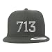 Trendy Apparel Shop Houston 713 Old English Embroidered Flatbill Snapback