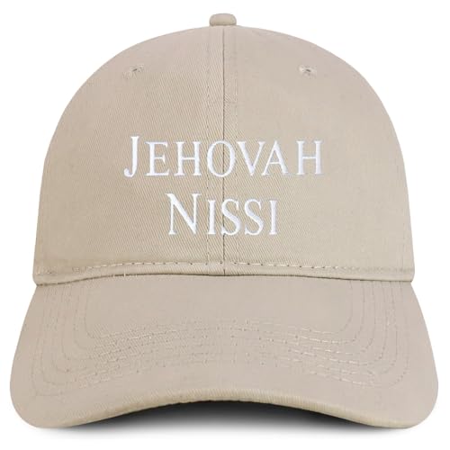 Trendy Apparel Shop Jehovah Nissi Embroidered Soft Cotton Baseball Cap