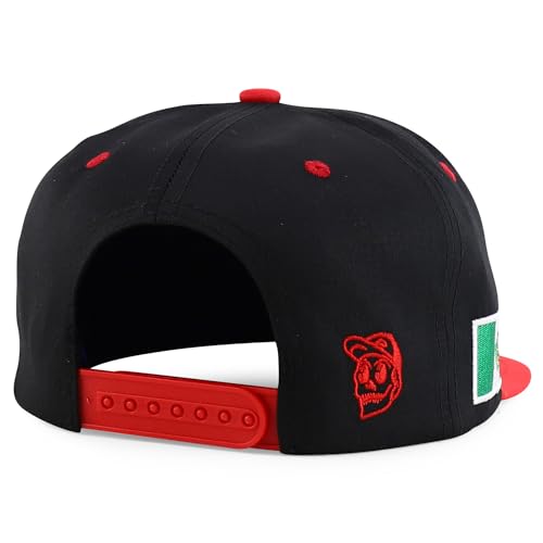 Trendy Apparel Shop 3D Rooster Embroidered Flat Bill Snapback Cap