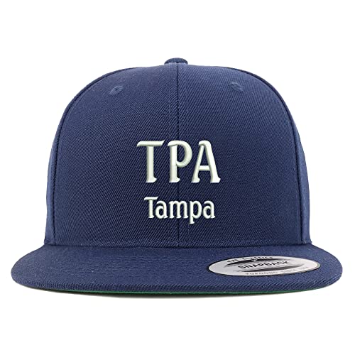 Trendy Apparel Shop TPA Tampa Embroidered Flatbill Snapback