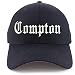 Trendy Apparel Shop Compton City Old English Embroidered Stretch Fitted Cap