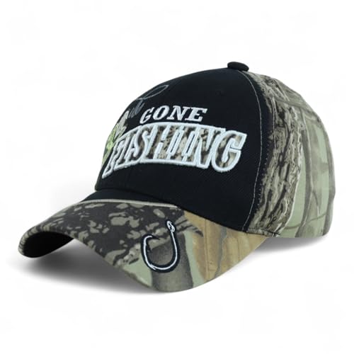 Trendy Apparel Shop 6 Panel Structured Fishing Embroidered Ball Cap