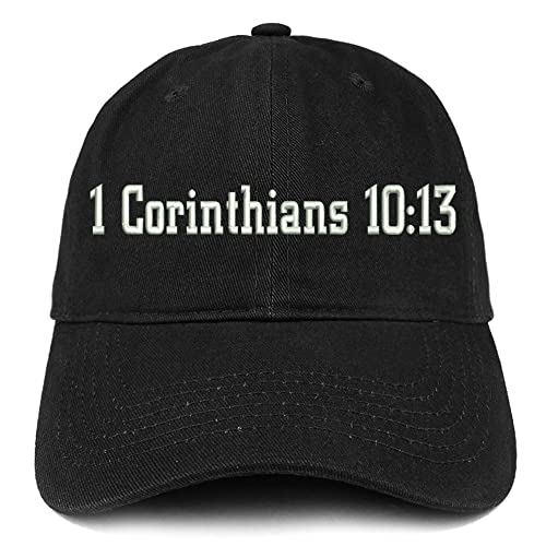 Trendy Apparel Shop 1 Corinthians 10:13 Low Profile Soft Cotton Baseball Cap