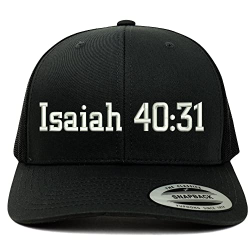 Trendy Apparel Shop Isaiah 40:31 6 Panel Trucker Mesh Cap