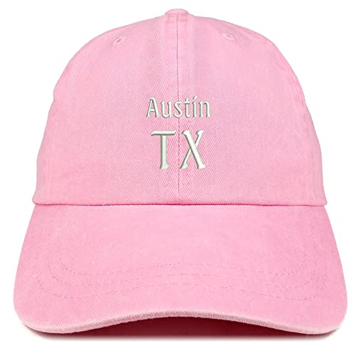 Trendy Apparel Shop Austin TX Embroidered Pigment Dyed Washed Baseball Cap