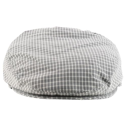 Trendy Apparel Shop Plaid Checker Patterend Newsboy Ivy Flat Cap