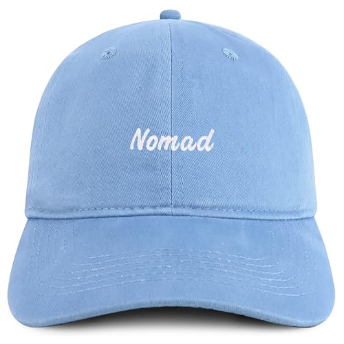 Trendy Apparel Shop Nomad Embroidered Cotton Unstructured Low Profile Dad Hat