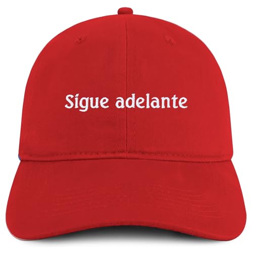 Trendy Apparel Shop Sigue adelante Embroidered Cotton Low Profile Dad Hat