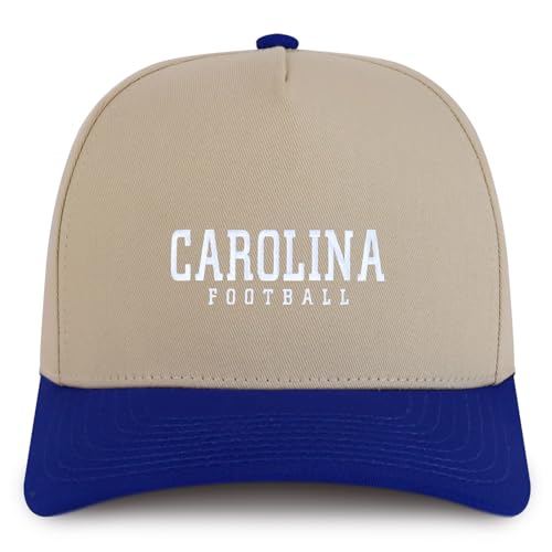 Trendy Apparel Shop Carolina Embroidered 5 Panel Structured Baseball Cap