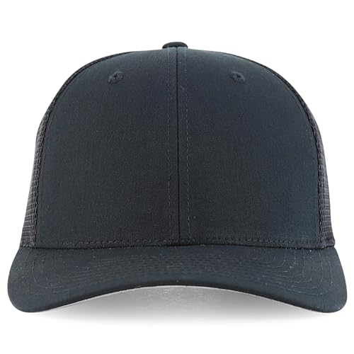Trendy Apparel Shop Structured 6 Panel Stretchy Mesh Snapback Cap