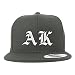 Trendy Apparel Shop Alaska AK Old English Embroidered Flatbill Snapback