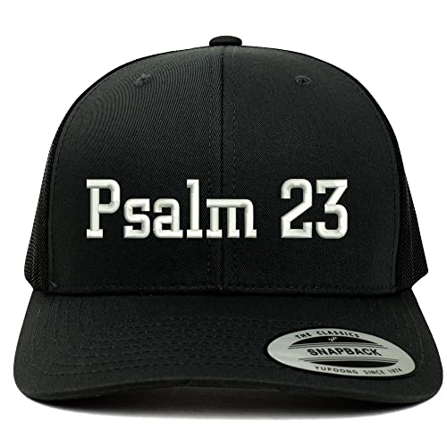 Trendy Apparel Shop Psalm 23 6 Panel Trucker Mesh Cap