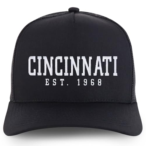 Trendy Apparel Shop Cincinnati Est.1968 Embroidered 5 Panel Snapback Trucker Cap