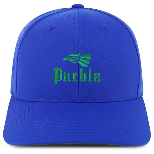 Trendy Apparel Shop Puebla Mexico City Embroidered 6 Panel Snapback Baseball Cap